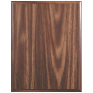 10 1/2″ x 13″ Walnut Finish Plaque with Cove Edge