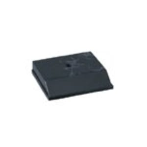 3″ x 3 1/2″ Black Marble Centerhole Countersunk Weighted Plastic Base