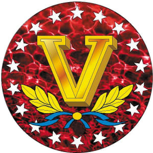 2″ Full Color Victory Mylar Insert