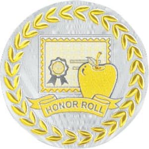 2″ Metallic Honor Roll Mylar