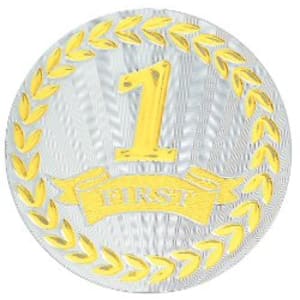 2″ Metallic 1st Place Mylar