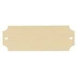 2 1/2″ x 7/8″ Bright Gold Brass Perpetual Plate
