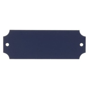 2 1/2″ x 7/8″ Laserable Black Brass Perpetual Plate