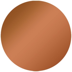 1 1/2″ x .020 Sublimatable Bronze DynaSub Aluminum Die Cut Disc