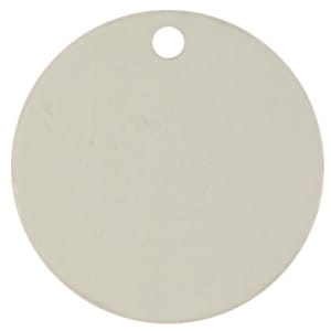 1 1/2″ White Sublimatable Round Tag