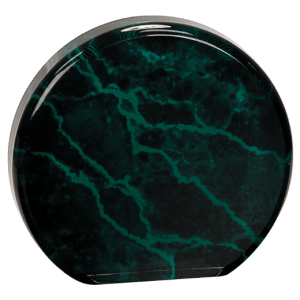 5 1/2″ Green Marble Acrylic Circle