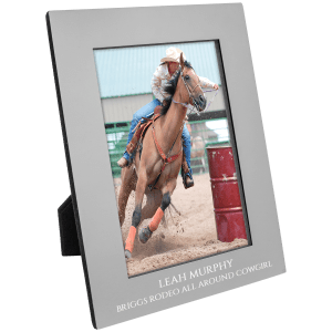 4″ x 6″ Gray Aluminum Photo Frame