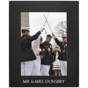 5″ x 7″ Black Aluminum Photo Frame