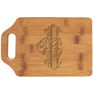 9″ x 6″ Bamboo Cutting Board with Handle