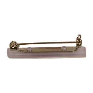 1 1/2″ Clear Top Opening Bar Pin with Adhesive