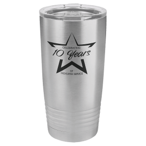 Polar Camel 20 oz. Stainless Steel Ringneck Tumbler with Standard Lid