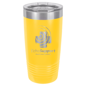 Polar Camel 20 oz. Yellow Ringneck Tumbler with Standard Lid