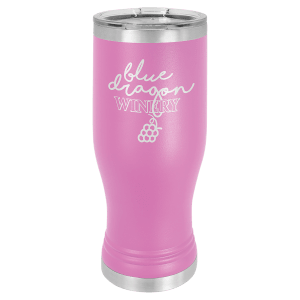 Polar Camel 20 oz. Light Purple Pilsner Tumbler with Standard Lid