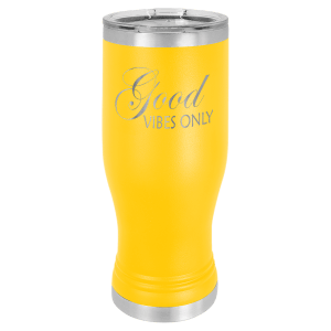 Polar Camel 20 oz. Yellow Pilsner Tumbler with Standard Lid