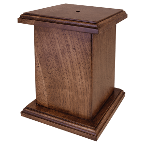 6 1/2″ x 8 1/2″ Walnut Perpetual Base