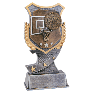 7″ Basketball Shield Award