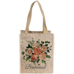 10″ x 12″ Burlap Sublimatable Gift Bag with 5 1/2″ Gusset