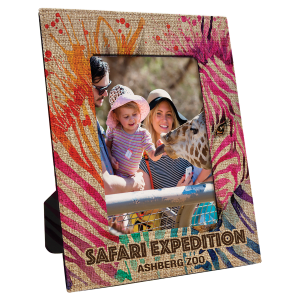 5″ x 7″ Sublimatable Burlap Photo Frame