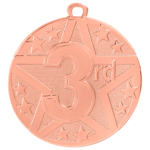 2″ Bronze Superstar 3rd Place Medal