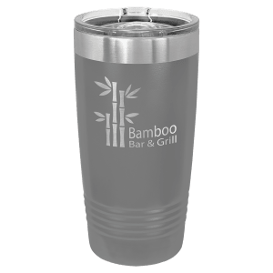 Polar Camel 20 oz. Dark Gray Ringneck Tumbler with Slider Lid