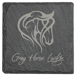 4″ x 4″ Square Slate Coaster