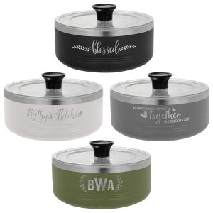 Polar Camel 1 1/4 Quart Serving Bowl with Lid Sample Set