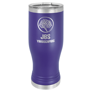 Polar Camel 20 oz. Purple Pilsner Tumbler with Standard Lid
