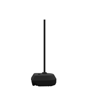 Plasticade Black 24″ x 25 1/2″ Rock-It Base with 60″ Black Post