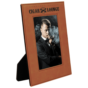 5″ x 7″ Rawhide Laserable Leatherette Photo Frame