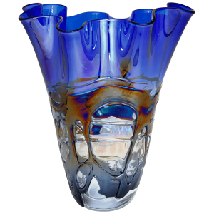 14″ Art Glass Vase