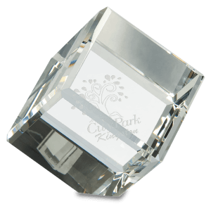 3″ x 3″ Crystal Cube