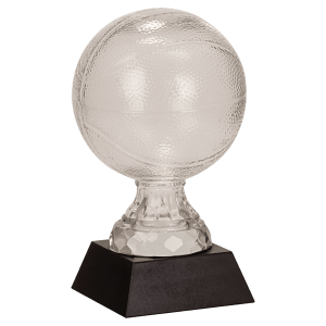 7″ Glass Basketball with Marble Base