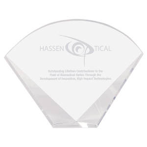 8″ x 6″ Crystal Facet Fan