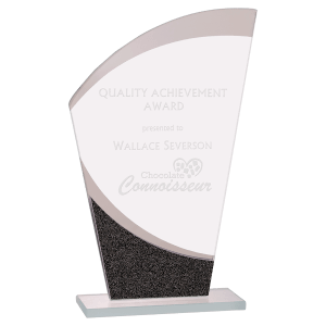 8″ Wave Designer Glass Award