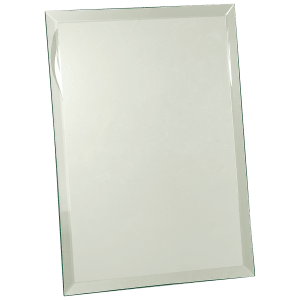 9″ x 12″ Clear Glass Mirror Plaque