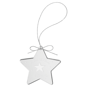 3″ Crystal Star Ornament