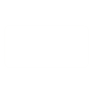 3″ x 1 1/2″ White/Black Round Corner Plastic Badge Blank
