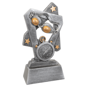 6 1/2″ Swimming Triumph Resin