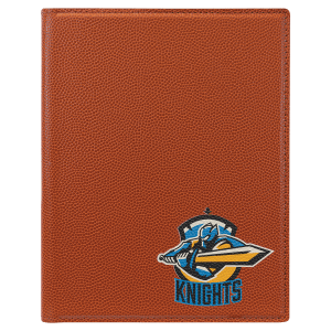 7″ x 9″ Basketball Laserable Leatherette Portfolio with Notepad