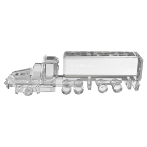 7″ x 2 1/4″ Crystal Semi Truck