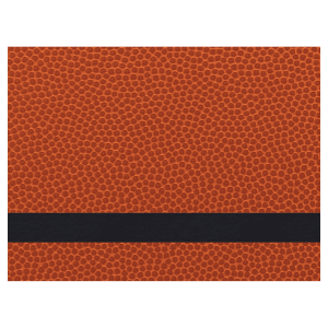 12″ x 24″ Basketball Laserable Leatherette Sheet Stock