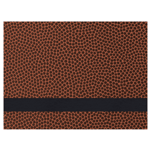 12″ x 24″ Football Laserable Leatherette Sheet Stock