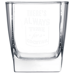 Polar Camel 10 1/2 oz. Square On The Rocks Glass