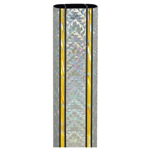 45″ Rectangle Silver/Gold Illusion Trophy Column