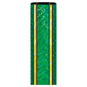 45″ Rectangle Green/Gold Illusion Trophy Column