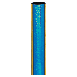 45″ Round Blue/Gold Illusion Trophy Column