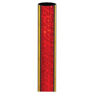 45″ Round Red/Gold Illusion Trophy Column