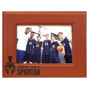 5″ x 7″ Basketball Laserable Leatherette Photo Frame