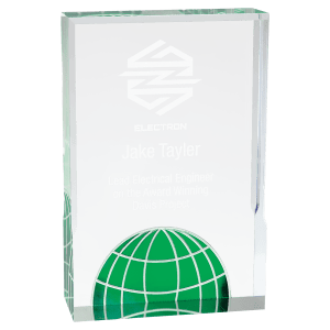 5″ x 7″ Green Globe Acrylic