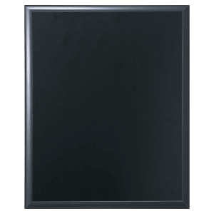 5″ x 7″ Solid Black Finish Plaque